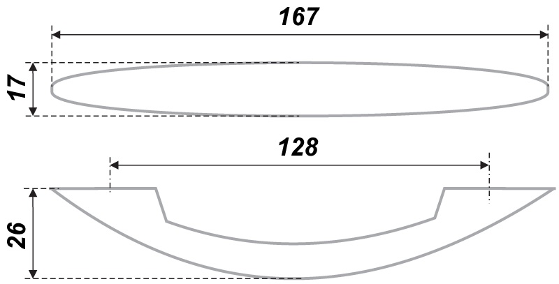 ручка RS011SC.3/128 (25) ВЫВОД