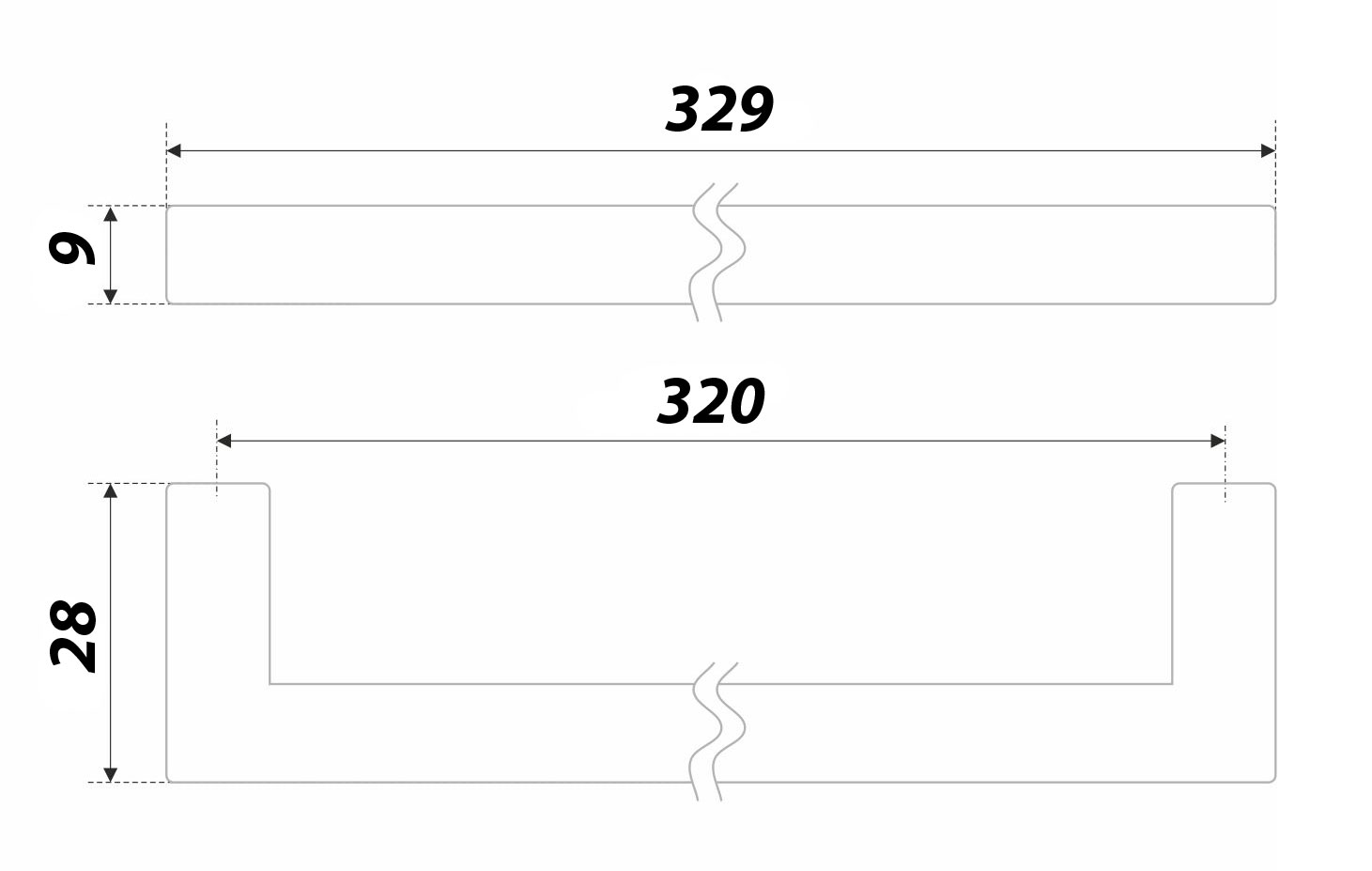 ручка RS043SC.4/320 (15)/ПОД ЗАКАЗ