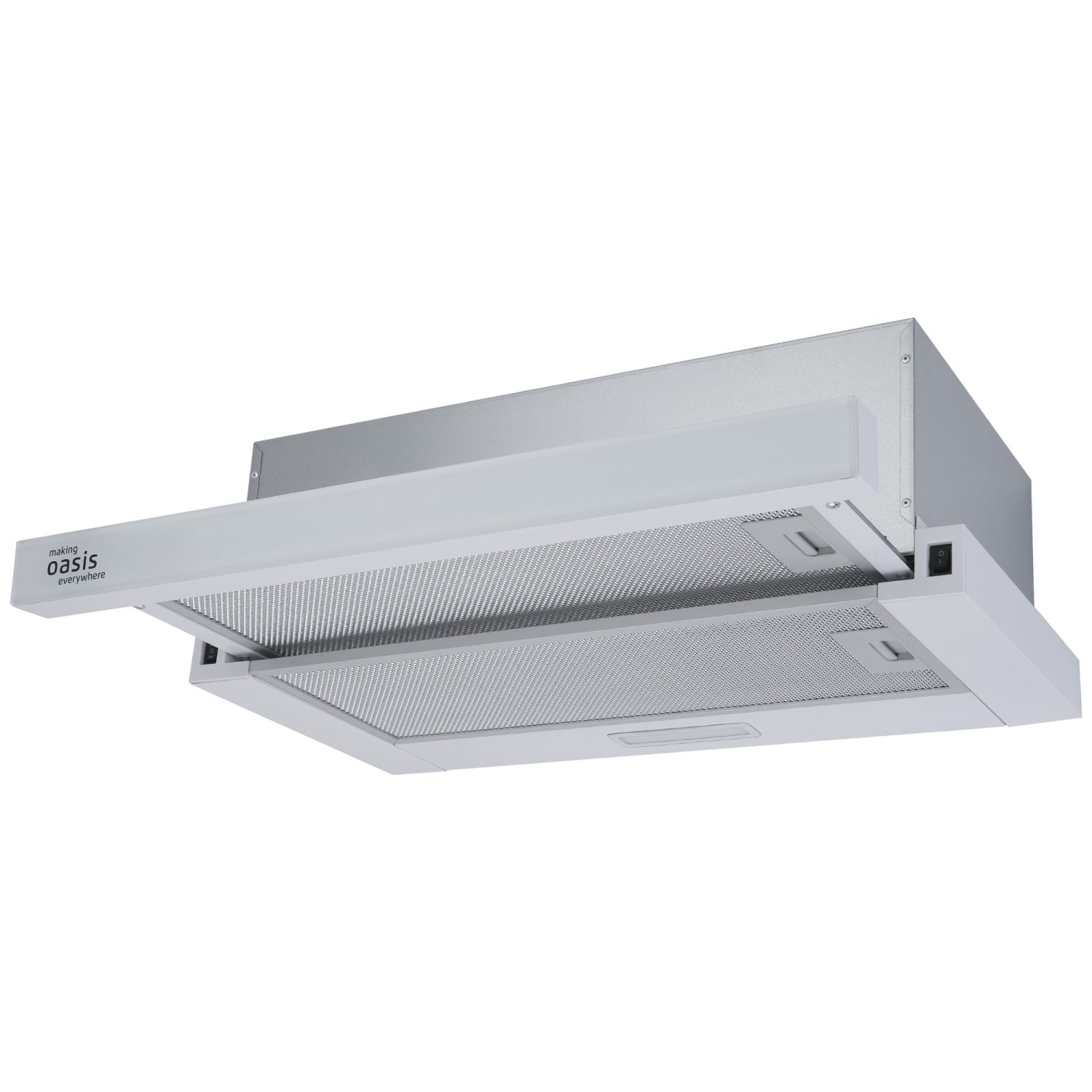 Вытяжка телескопическая Oasis UV-60WG (F) белый/белый