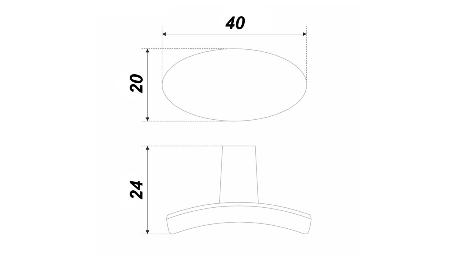 Ручка мебельная RC501MAB.1 FRANCHESKA (25)/ПОД ЗАКАЗ