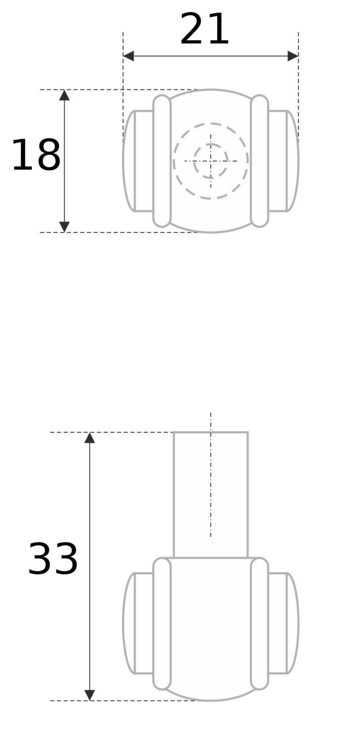ручка RC019CP.4 (50/300) ВЫВОД!