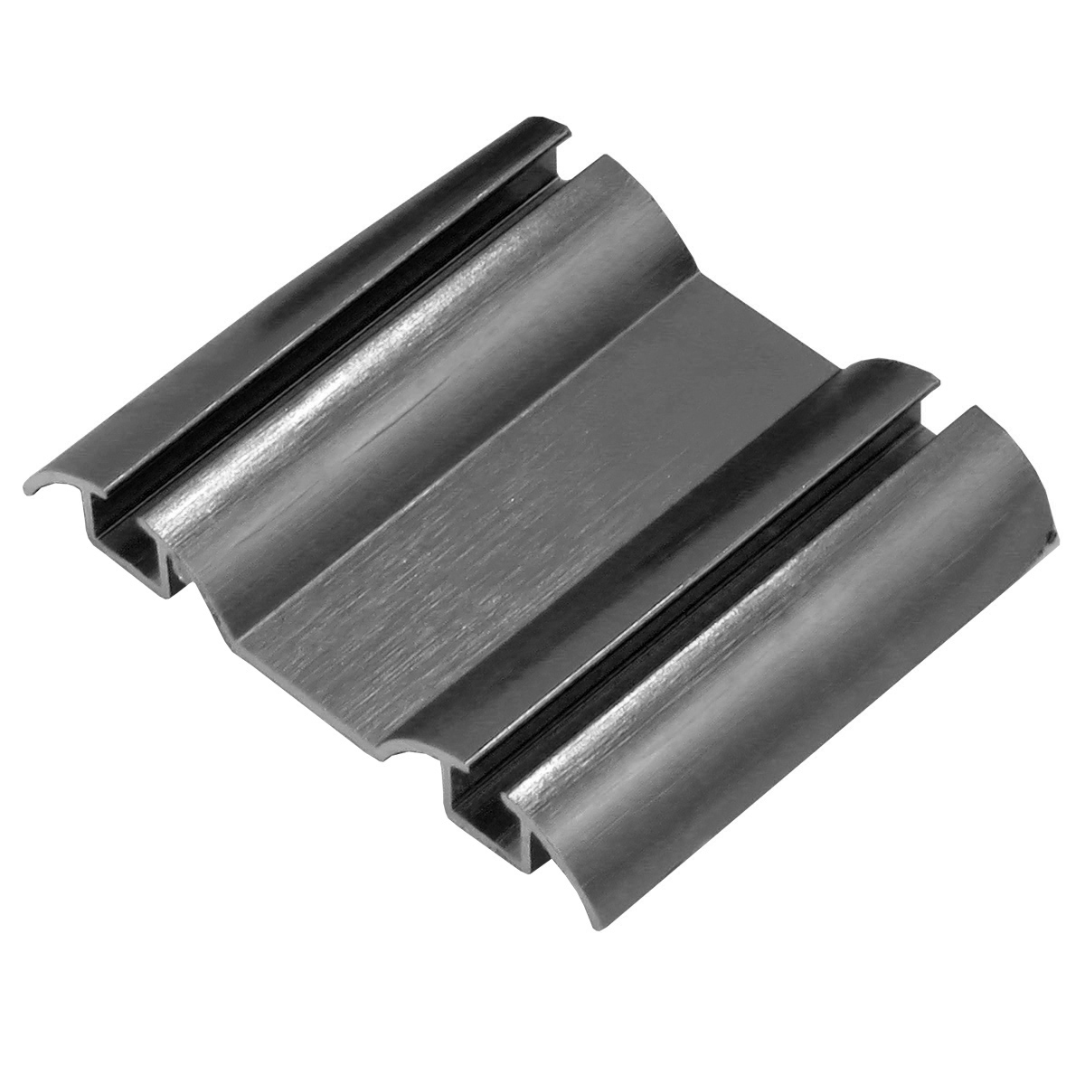 Направляющая двери нижняя 5900 мм,, Графит Браш