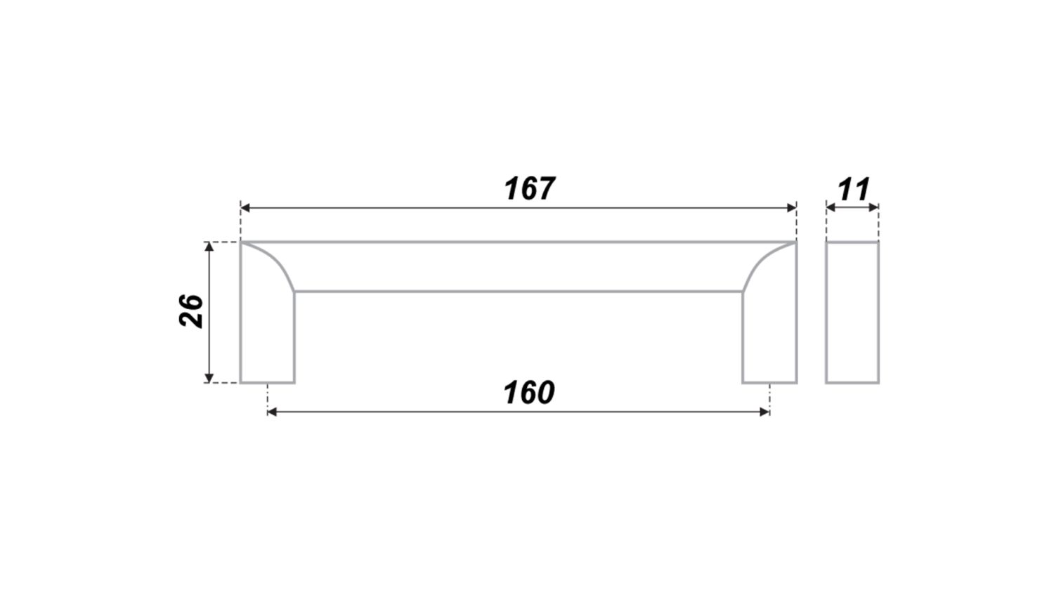 ручка RS052SC.4/160 (25) ВЫВОД