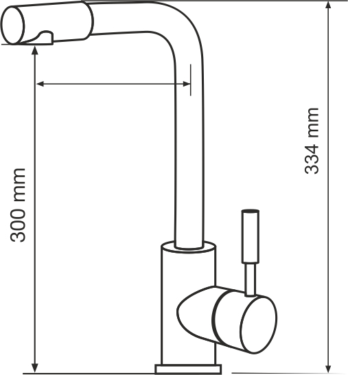 Смеситель Premial SPRF 8107 Артемис (Сатин)