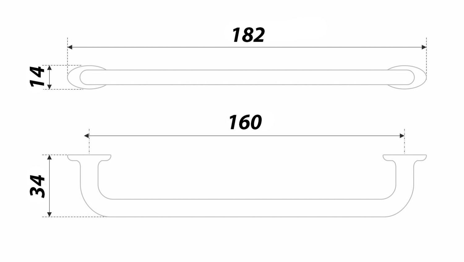 ручка RS294TFL.4/160 ICELINE ВЫВОД
