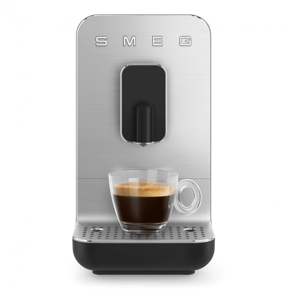 Автоматическая кофемашина SMEG BCC11BLMEU, цвет чёрный матовый