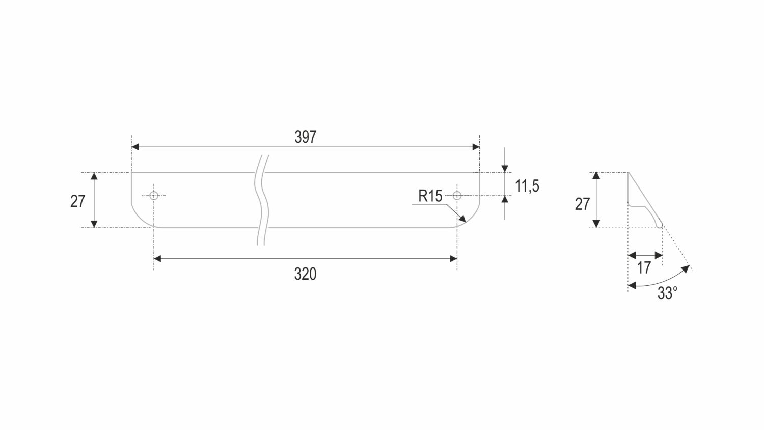 ручка RS156BL.3/320 (20)