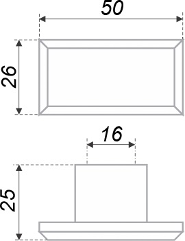 ручка RS061BL/AL.4/16 (50) ВЫВОД