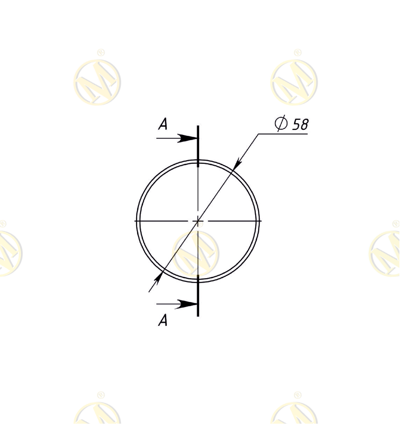 ручка-кнопка РК1-7 пластмасса белая (25)