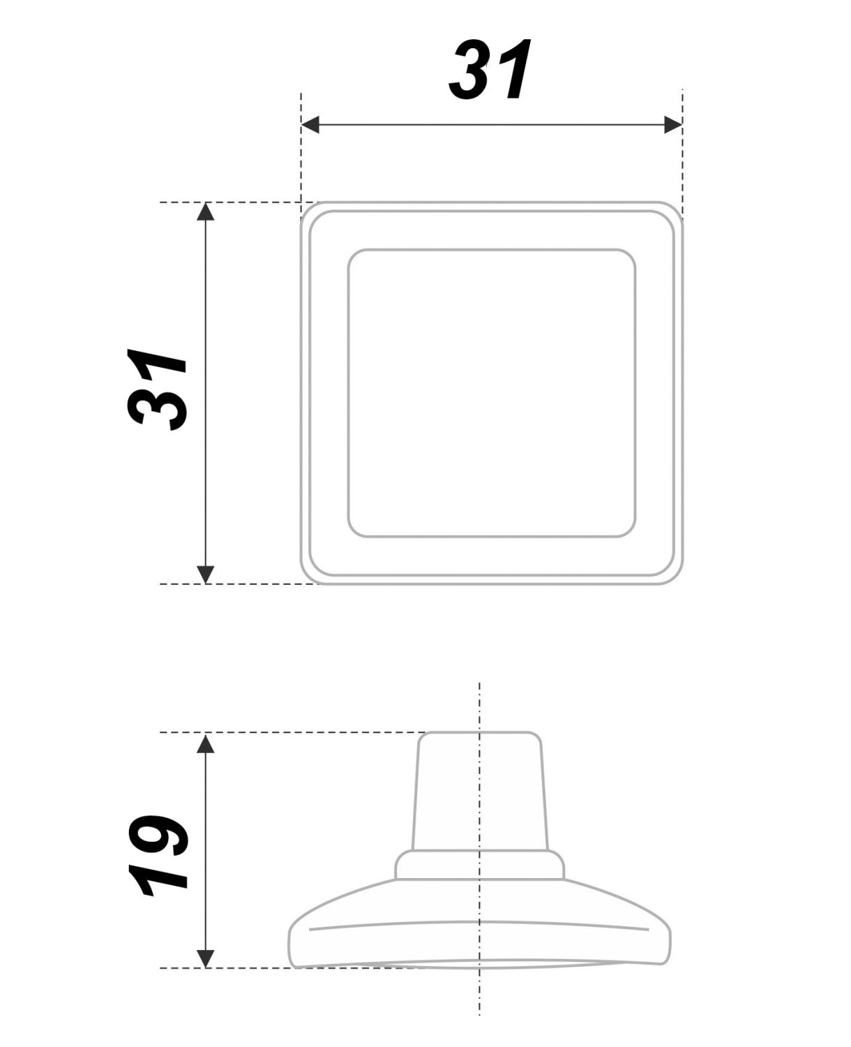 ручка RC113MAB.4/Bg (БЛ)/ПОД ЗАКАЗ