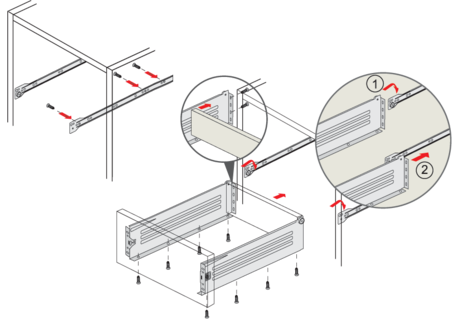 Метабокс H=86мм, L=500мм, белый, MB08601W/500 ВЫВОД