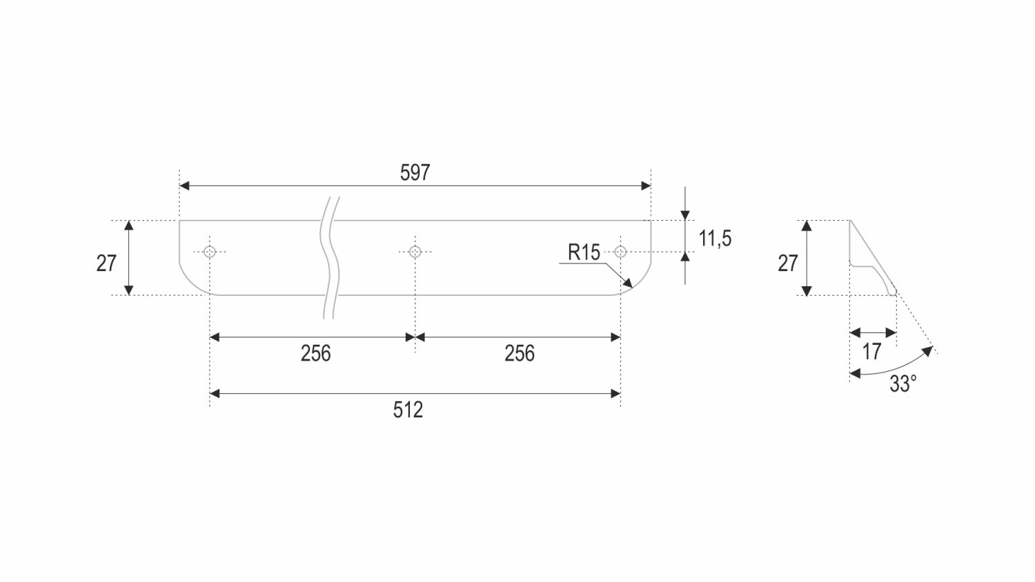ручка RS156BL.3/512 (50)