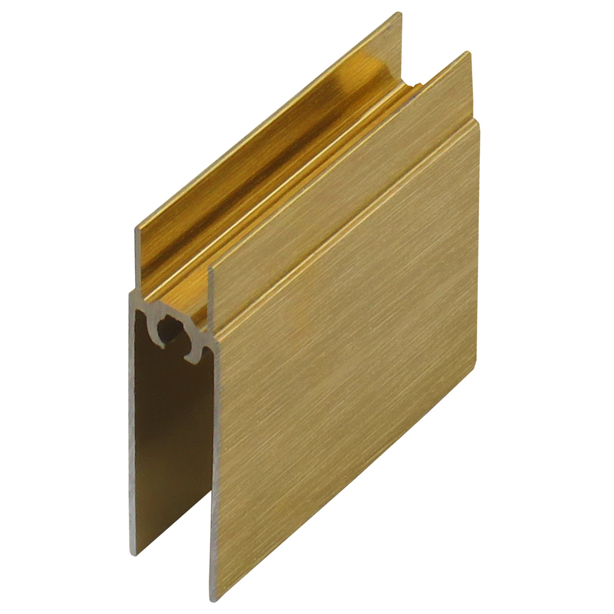 Рамка нижняя, Золото браш, 2500 мм (чр 2430 мм)