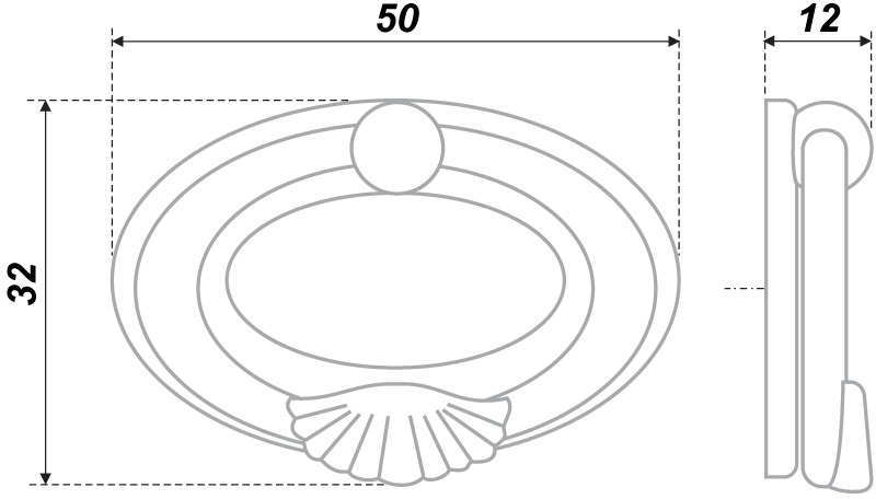 ручка RC027AB.4 (С2720) (50)/ПОД ЗАКАЗ