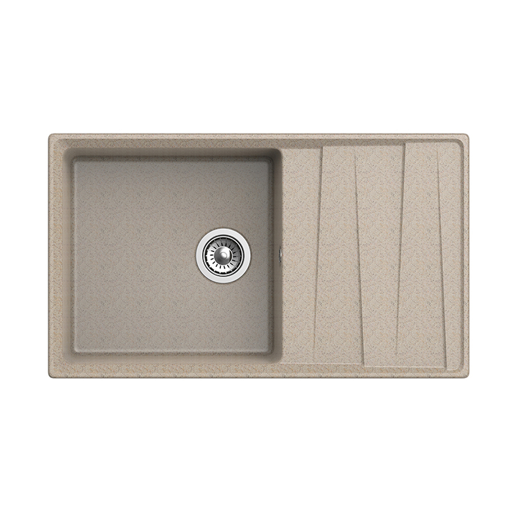 Мойка GranFest мрамор LEVEL GF-LV860L (860х500мм) Песок П/ЗАКАЗ
