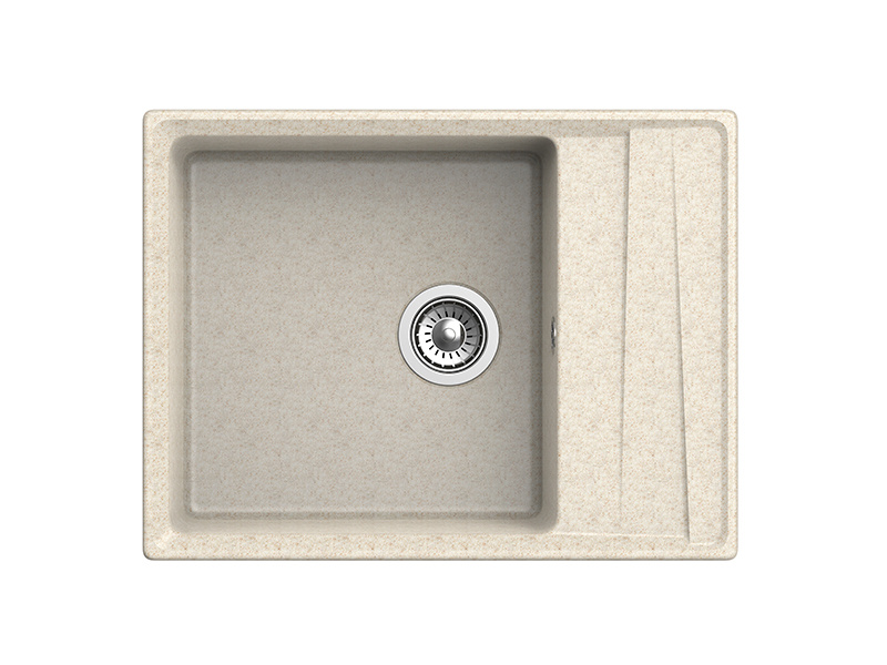 Мойка GranFest мрамор LEVEL GF-LV-660L (660х500мм) Бежевый