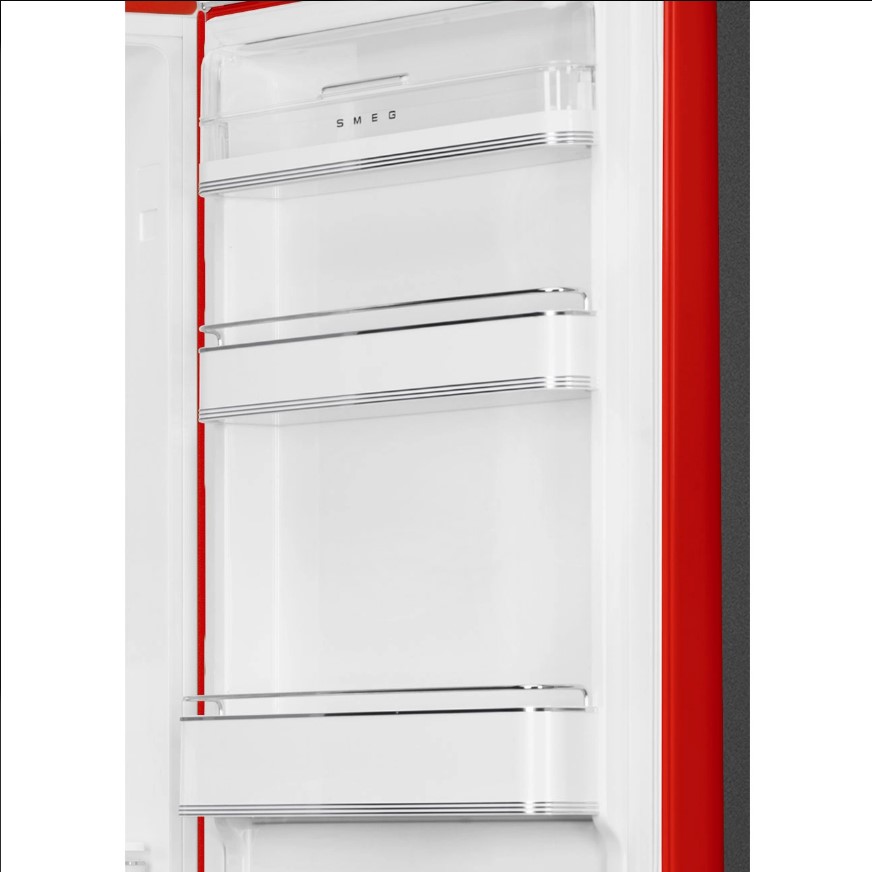 Отдельностоящий двухдверный холодильник SMEG FAB32RRD6, красный