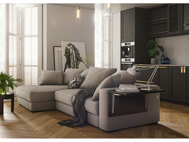 Консоль складная белая