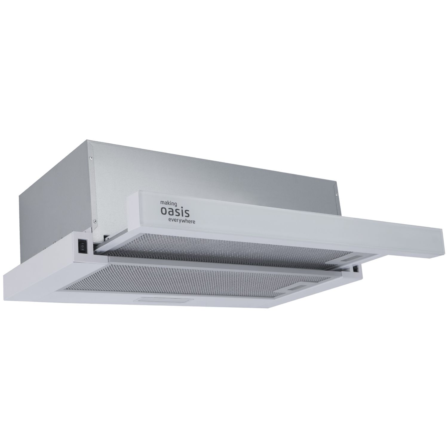 Вытяжка телескопическая Oasis UV-60WG (F) белый/белый