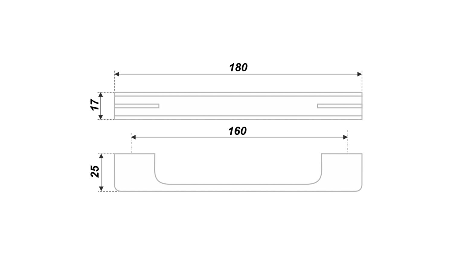 ручка RS273CP.3/160 (12)