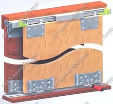 SKM-80-AY ролики регулируемые на 2дв. 