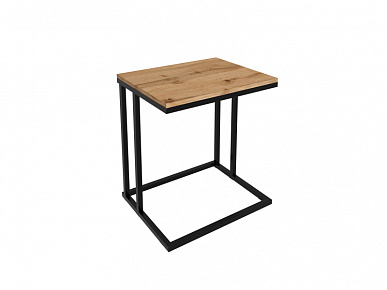 Прикроватный стол №2 Loft 500х490х500 (каркас) черный