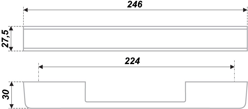 ручка RS266CP/BL.4/224 (6) ВЫВОД