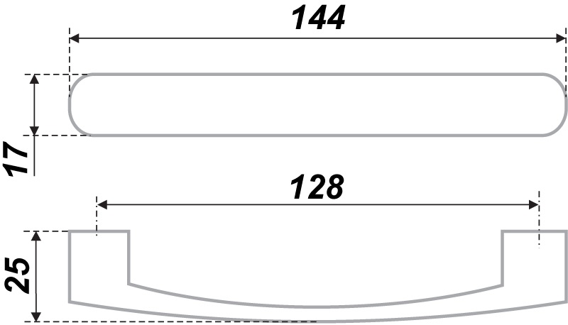 ручка RS017CP.4/128 (25) 