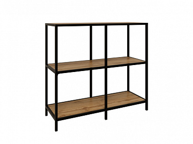 Стеллаж №3 Loft 1000х930х360 (каркас) черный