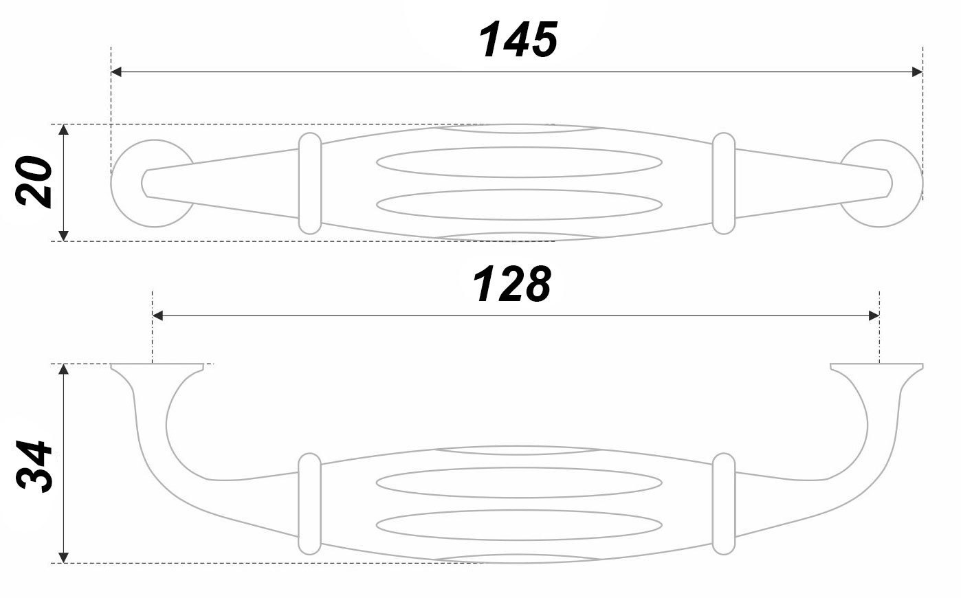 ручка RS110AB.4/128/W (30)/ПОД ЗАКАЗ