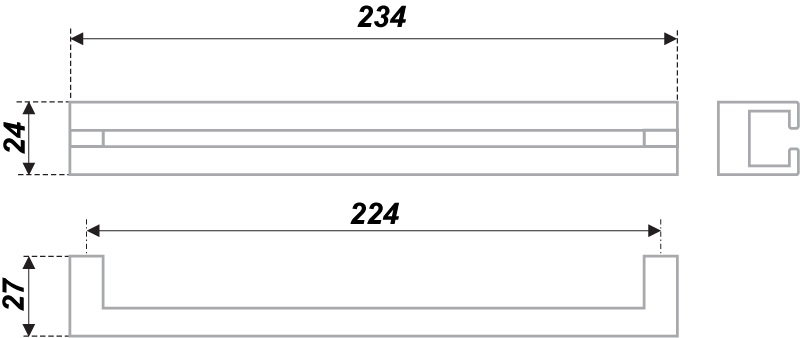 ручка RS273CP.3/224 (12) ВЫВОД