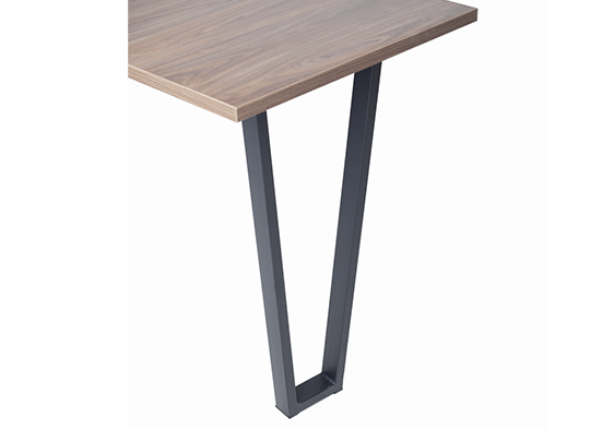 Подстолье V-образное 710мм, черный ( 2 подпятника)