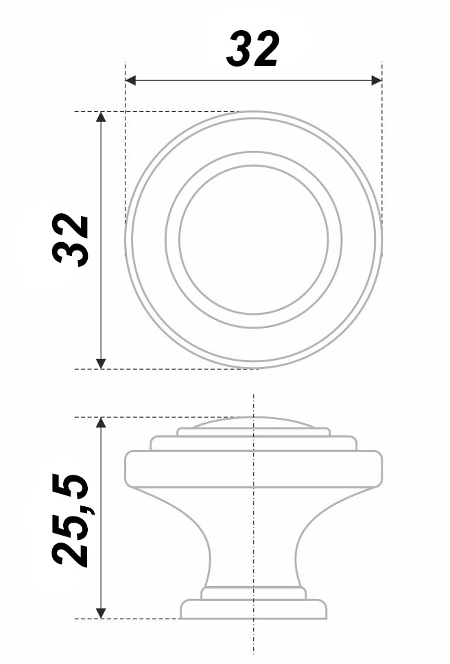 ручка RC037CP.4 (50)/ПОД ЗАКАЗ