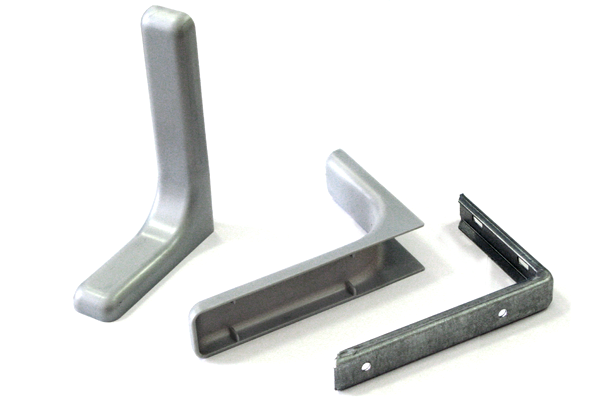 Полкодержатель 183*114*35, хром нагрузка 9,5кг