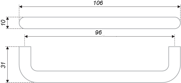 ручка RS040SC.4/96 SPACE  П/ЗАКАЗ