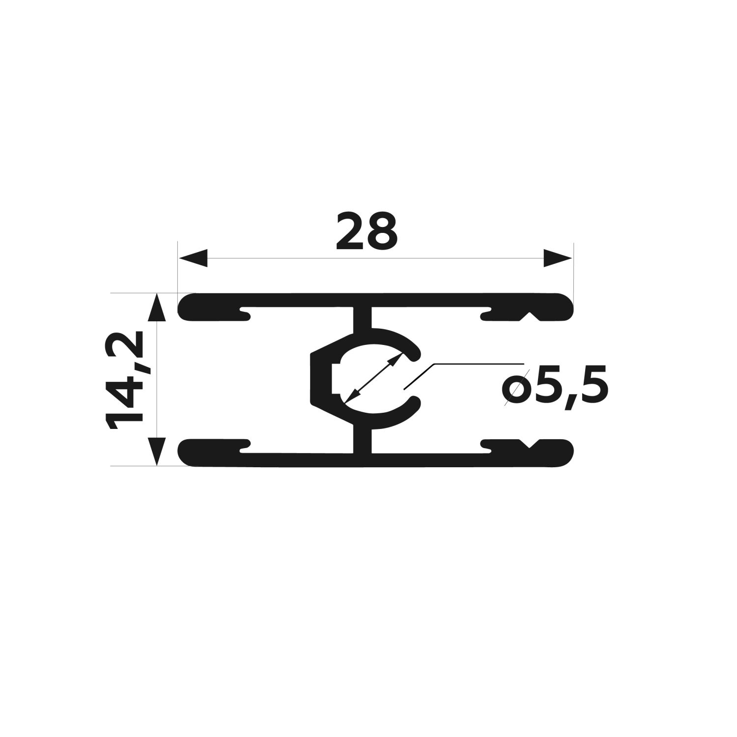 Рамка средняя с креплением 2950 мм, Золото Браш
