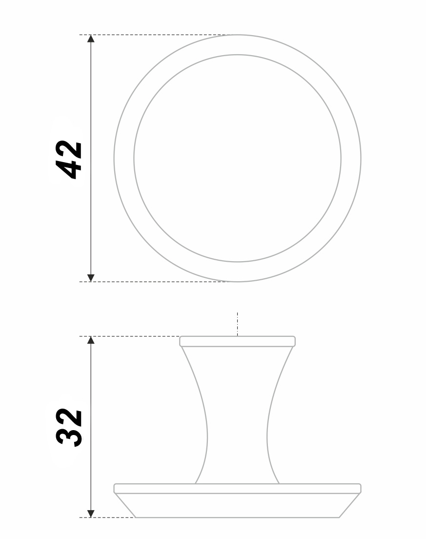Ручка мебельная RC305TFL.4 UTA (30) ВЫВОД