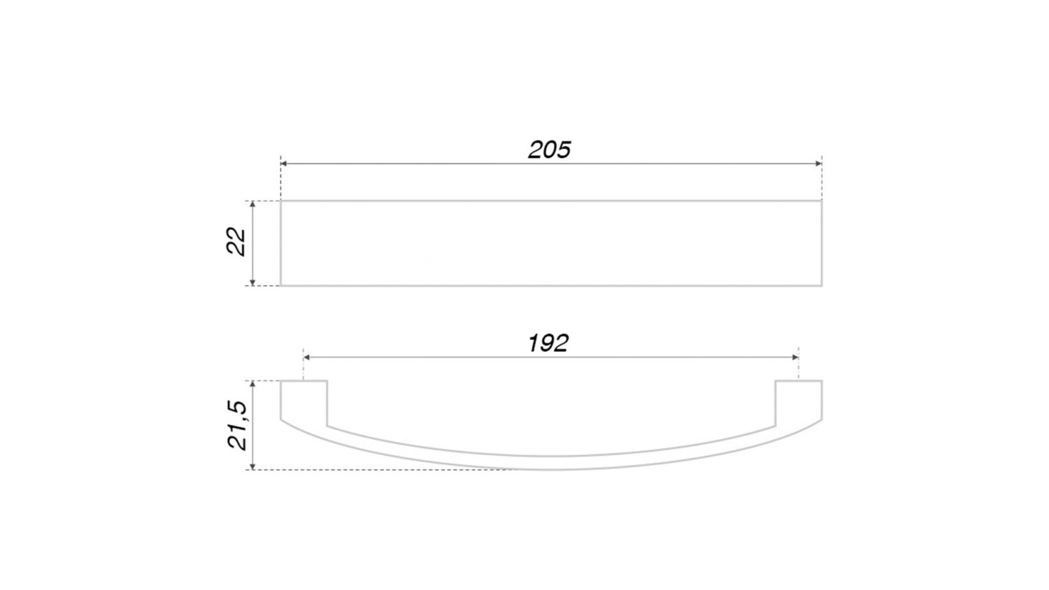 Ручка RS191BL.4/192 (20)