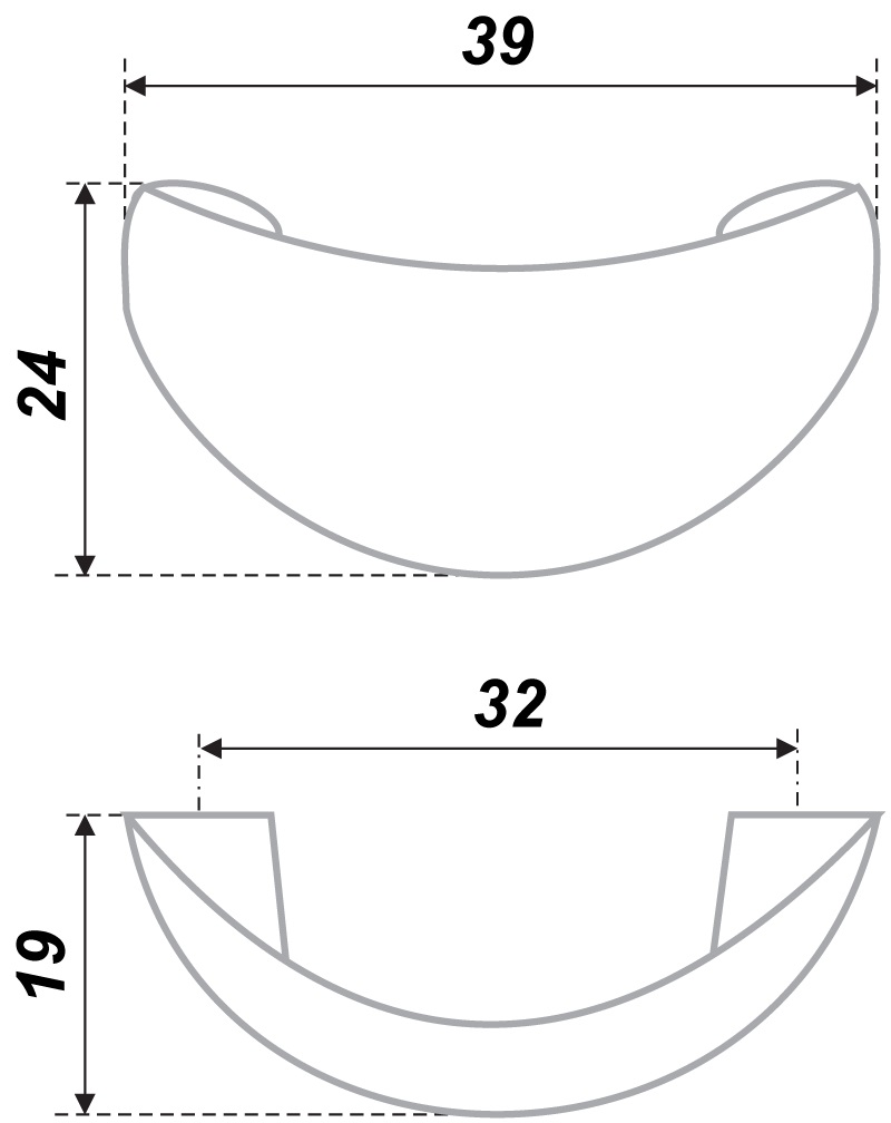 ручка RS001SN.3/32 (50) ВЫВОД